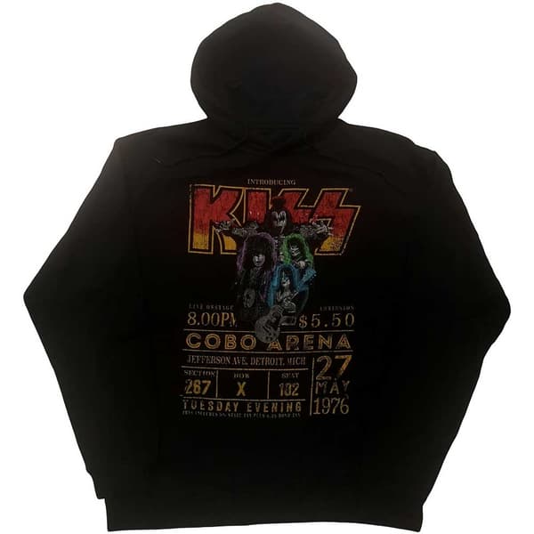 Kiss Unisex Cobra Arena ´76 Eco Friendly Hoodie för vuxna Black XL