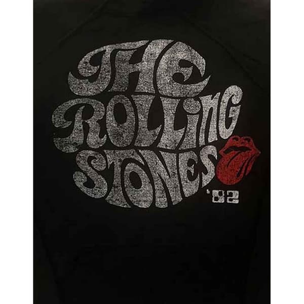 The Rolling Stones Unisex vuxen ´82 Swirl Eco Friendly Logo Hoodie
