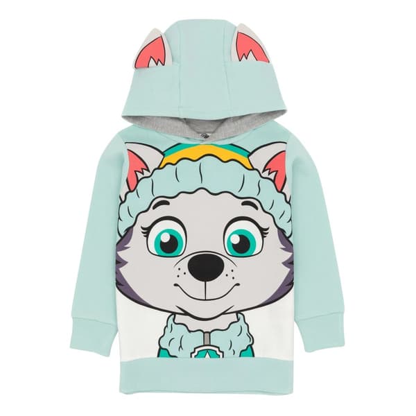 Paw Patrol Childrens/Kids Everest 3D Ears Hoodie Blue/Green/Grey 5-6 Years