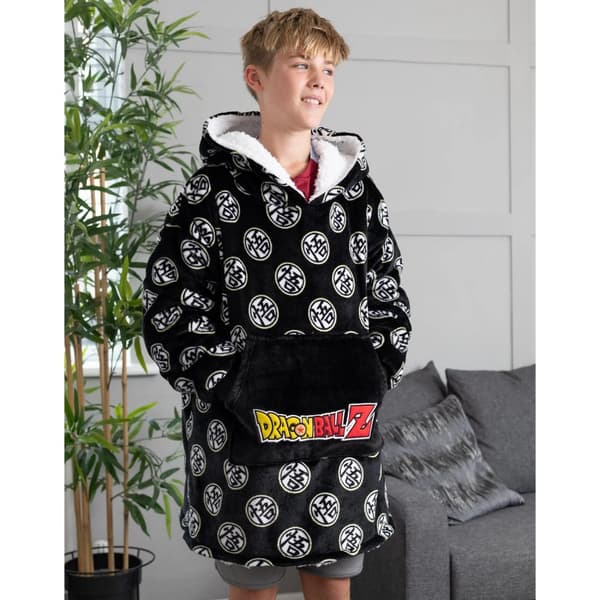 Dragon Ball Z Childrens/Kids VUddie Oversized Hoodie Blanket