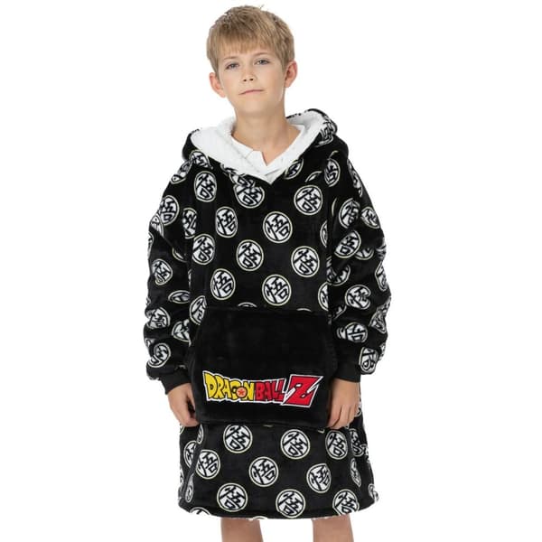 Dragon Ball Z Childrens/Kids VUddie Oversized Hoodie Blanket