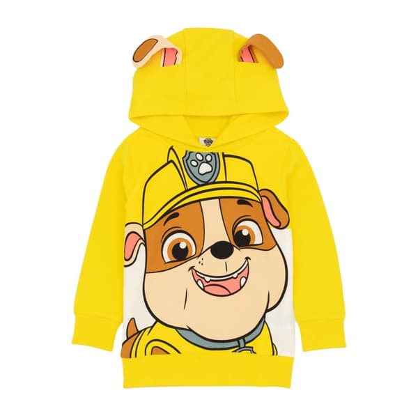 Paw Patrol Børn/børn Rubble 3D-ører 3D-ører 3D-ører hættetrøje