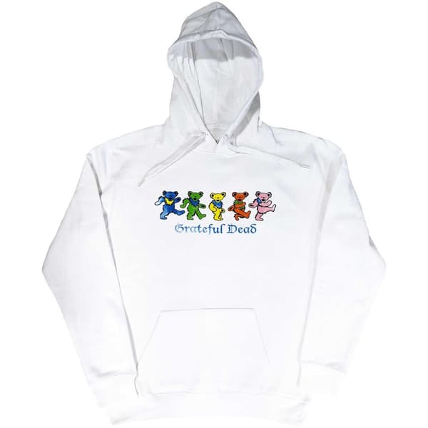 Grateful Dead Unisex Adult Dancing Bears Hoodie