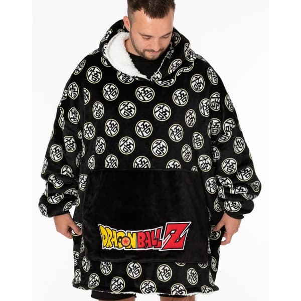 Dragon Ball Z Unisex Vuxen överdimensionerad Hoodie Blanket