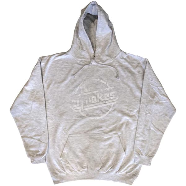 The Strokes Unisex vuxen Magna Mono Distressed Pullover Hoodie för vuxna