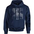 Miniatyrbillede 1 af 2: The Beatles Unisex voksen Reverse Revolver Pullover Hoodie til voksne