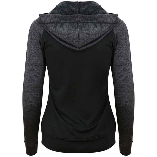 AWDis Cool Womens/Ladies Zoodie Contrast Full Zip Hoodie
