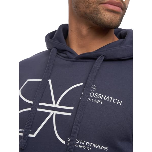Crosshatch Cutups Hoodie för män