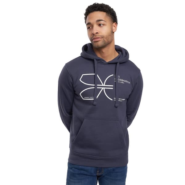 Crosshatch Cutups Hoodie för män
