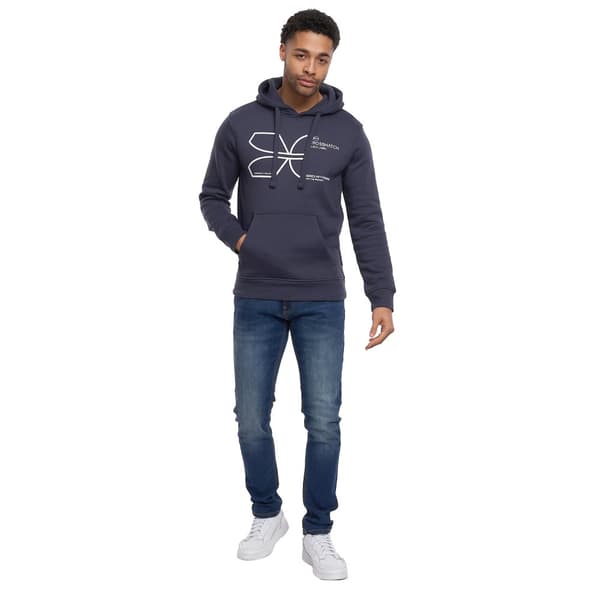 Crosshatch Cutups Hoodie för män