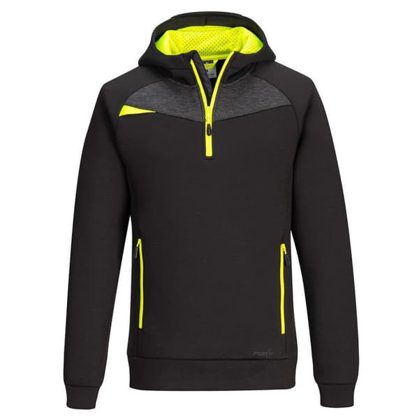 Portwest Mens DX4 Quarter Zip Hoodie