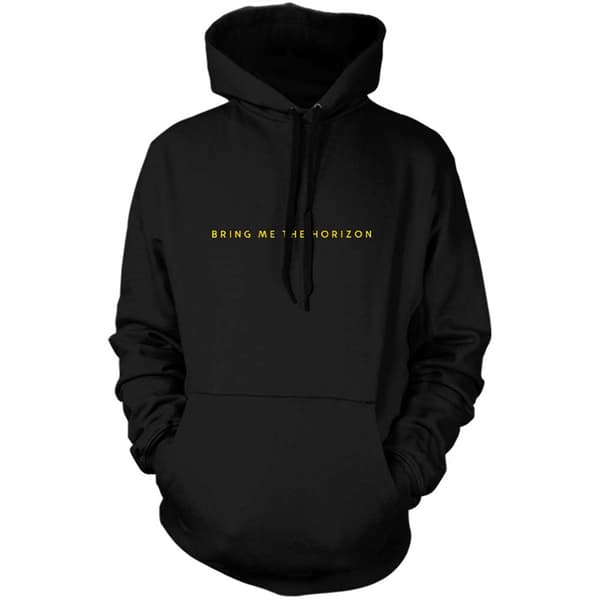Bring Me The Horizon Unisex Adult Spray Hex Hoodie Black XL