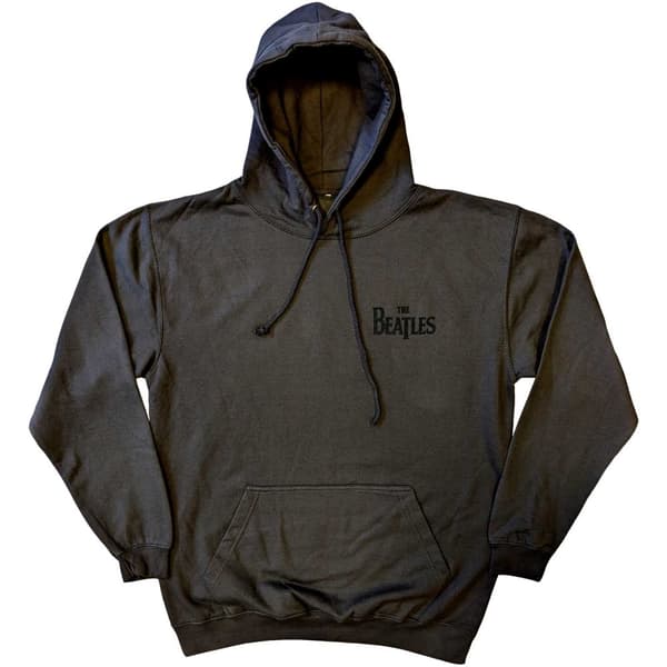 The Beatles Unisex Adult Drop T Logo Hoodie