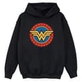 Miniatyrbild 1 av 5: Wonder Woman Huvtröja med logotyp för flickor