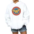 Miniatyrbild 3 av 5: Wonder Woman Huvtröja med logotyp för flickor