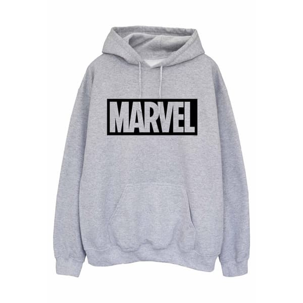 Marvel Huvtröja med Outline-logga för damer/damer