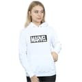 Miniatyrbild 2 av 3: Marvel Huvtröja med Outline-logga för damer/damer