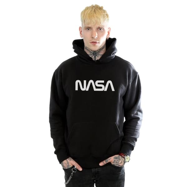 NASA Mens Modern Logo Hoodie