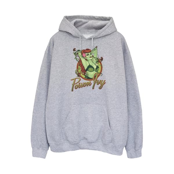 DC Bombshells Womens/Ladies Poison Ivy Badge Heather Hoodie