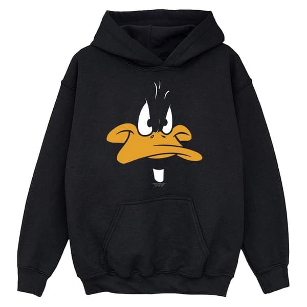 Looney Tunes Boys Daffy Duck Face Hoodie