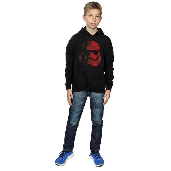 Star Wars: The Last Jedi Pojkar Stormtrooper Cubist Hjälm Hoodie