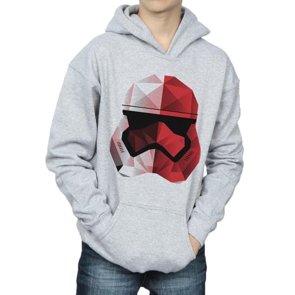 Star Wars: The Last Jedi Boys Stormtrooper Cubist Helmet Hoodie