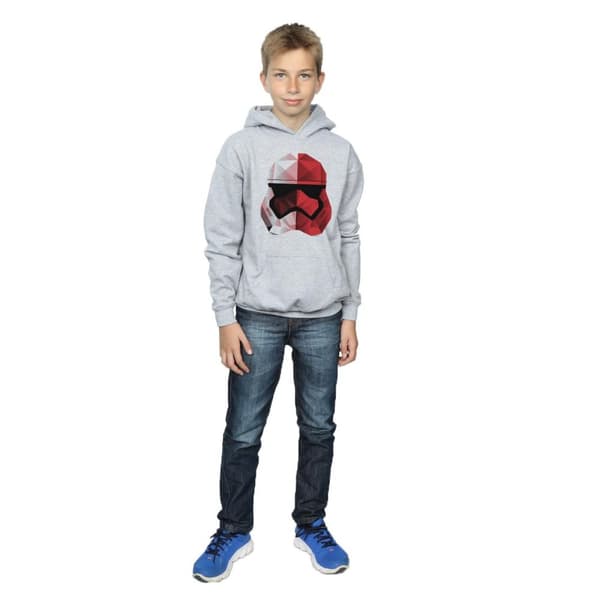 Star Wars: The Last Jedi Boys Stormtrooper Cubist Helmet Hoodie