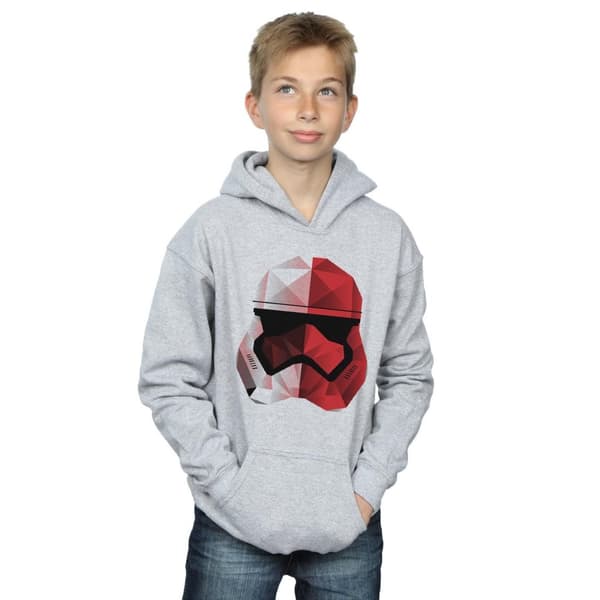 Star Wars: The Last Jedi Boys Stormtrooper Cubist Helmet Hoodie