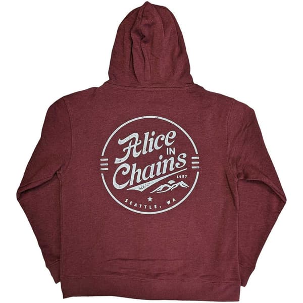 Alice In Chains Unisex Adult Emblem Full Zip Hoodie