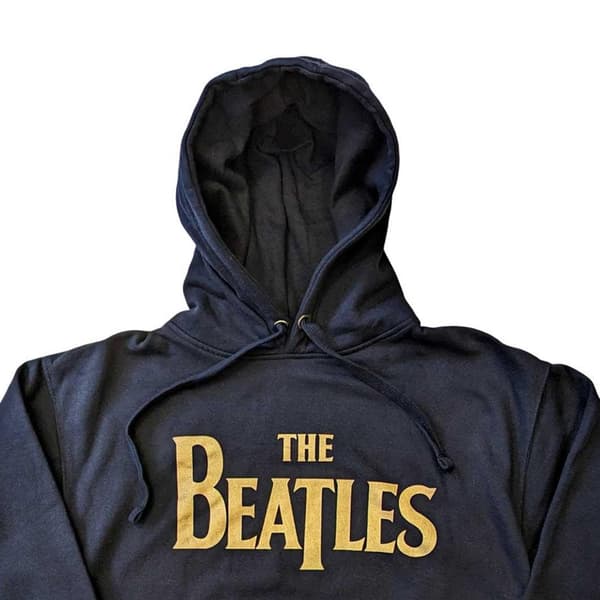 The Beatles Unisex Adult Drop T Logo Pullover Hoodie