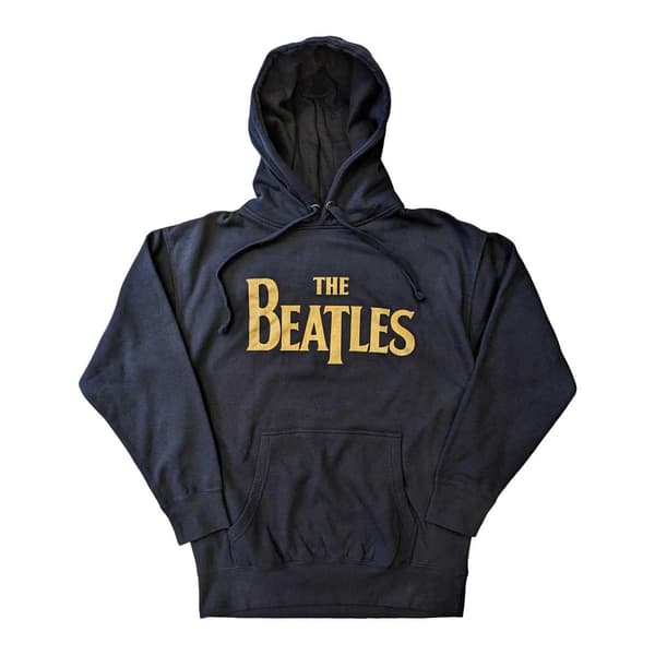 The Beatles Unisex Adult Drop T Logo Pullover Hoodie