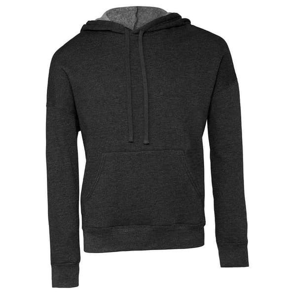 Bella + Canvas Unisex-hættetrøje med svampefleece til voksne