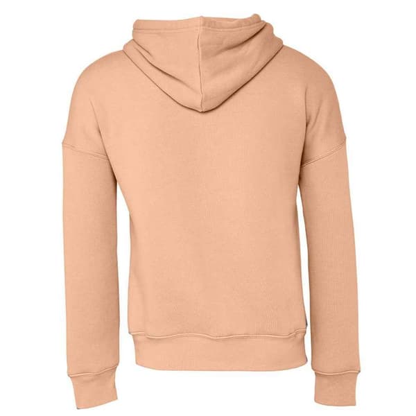 Bella + Canvas Unisex Fleece-hoodie med svamp för vuxna