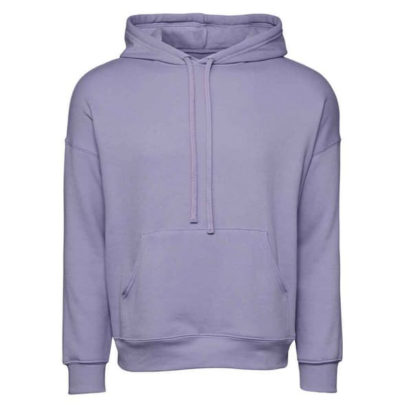 Bella + Canvas Unisex Fleece-hoodie med svamp för vuxna