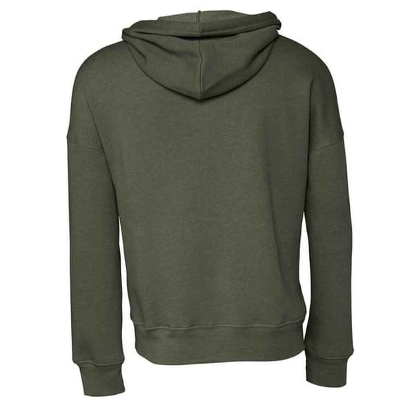 Bella + Canvas Unisex Fleece-hoodie med svamp för vuxna