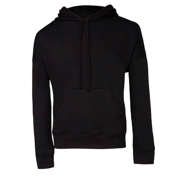Bella + Canvas Unisex Fleece-hoodie med svamp för vuxna
