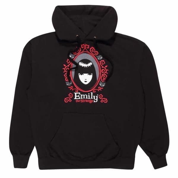 Emily The Strange Frame-hættetrøje til kvinder/damer Black L