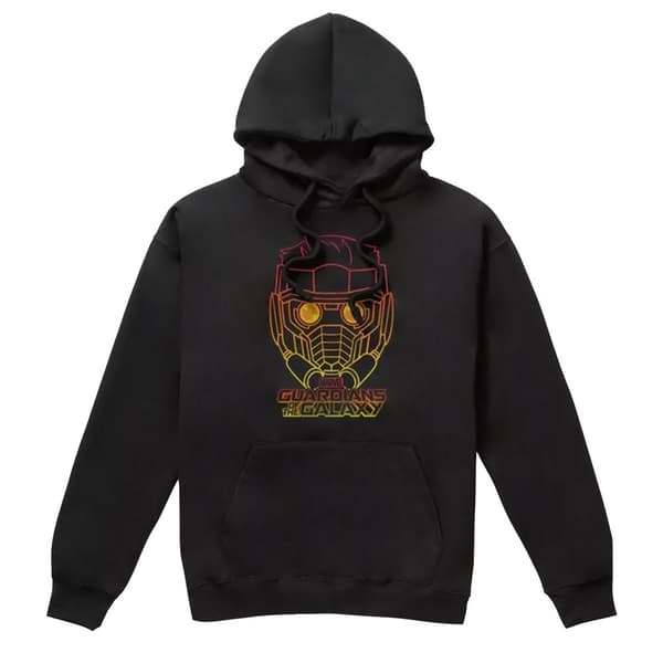Guardians Of The Galaxy Mens Star-Lord Outline Hoodie