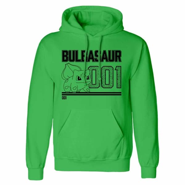 Pokemon Unisex Adult Bulbasaur Line Art Hoodie