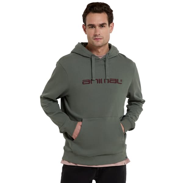 Animal Mens Driver Logo Organic Hoodie