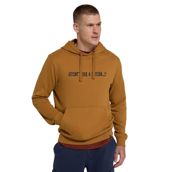 Animal Mens Driver Logo Organic Hoodie