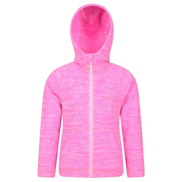 Mountain Warehouse Childrens/Kids Snowdonia II Full Zip Hoodie Bright Pink 13 Years