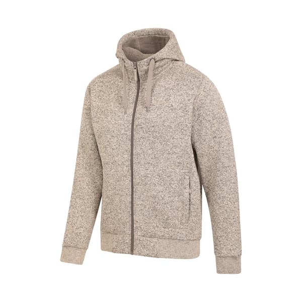 Mountain Warehouse Mens Nevis II Faux Fur Hoodie