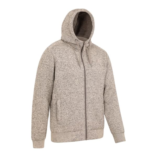 Mountain Warehouse Mens Nevis II Faux Fur Hoodie