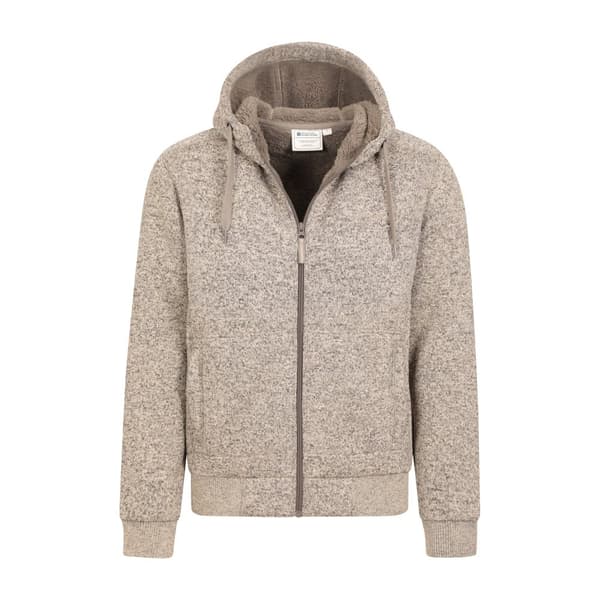 Mountain Warehouse Mens Nevis II Faux Fur Hoodie