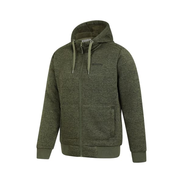 Mountain Warehouse Mens Nevis II Faux Fur Hoodie