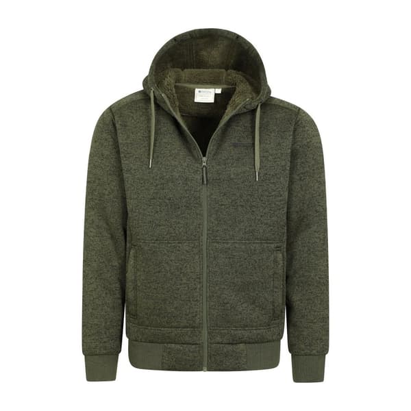 Mountain Warehouse Mens Nevis II Faux Fur Hoodie