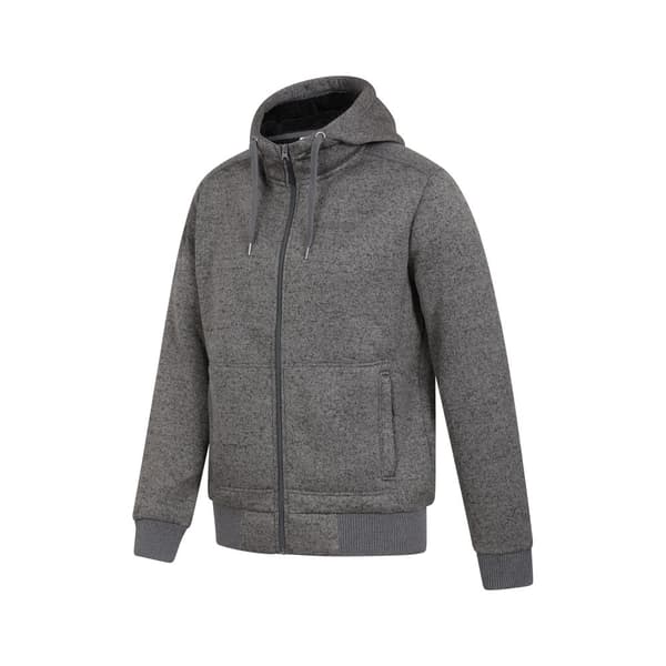 Mountain Warehouse Mens Nevis II Faux Fur Hoodie