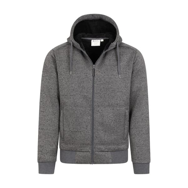 Mountain Warehouse Mens Nevis II Faux Fur Hoodie