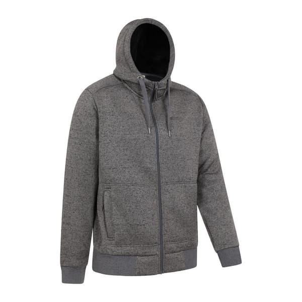 Mountain Warehouse Mens Nevis II Faux Fur Hoodie